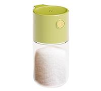 Duroecsain poivrière, salière en verre, bouteille en verre, salière et poivrière - Distributeur d'assaisonnements de ration, bouteille en verre transparent hermétique pour un apport quotidien sain