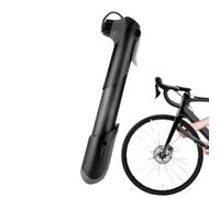 Duroecsain Pompe à vélo compacte, petite pompe à vélo - Petite pompe à air portable pour pneus de vélo - Gonfleur monté sur cadre en aluminium avec support de montage