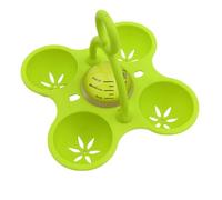 Duroecsain Porte-boule de chaudière à œufs en silicone, pot à œufs durs - Récipient en silicone de braconniers à œufs créatifs - Gadgets résistants à la chaleur Accessoires cuisinières pour les