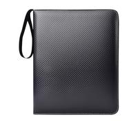 Duroecsain Portefeuille de cartes - Porte-revues en PU pour cartes à collectionner, dossier à collectionner avec grande archive pour hommes, garçons, sport, voyage, photocartes, exposition filles