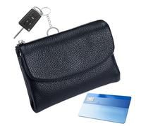 Duroecsain Portefeuille Femme, Porte-Cartes en Cuir pour Femme avec Poches à Fermeture Éclair, Pochette Porte-Cartes Compacte Et Fine pour Maman, Épouse, Sœur, Petite Amie, Amies, Filles,