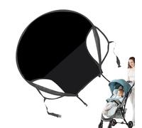 Duroecsain Rallonge de protection solaire pour poussette - Protection contre la poussière - Pour poussette, accessoire bébé imperméable pour l'extérieur, les voyages, le jogging, la randonnée, le parc