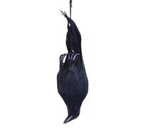 Duroecsain Répulsif anti-pigeons à suspendre pour balcon, jardin, terrasse, escalier humide pour corbeau - Protection contre les oiseaux gênants - Noir - 30 cm
