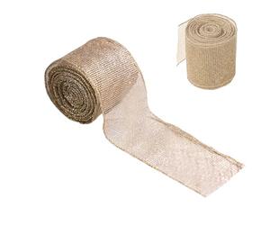 Duroecsain Ruban à maillons de Noël pour arbre | Ruban avec fil métallique pour emballage cadeaux et colis | Décorations pour fêtes Lumières Artisanat Guirlandes Stylistes Maison