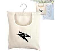 Duroecsain Sac à linge sale, sac à linge sale | Banette à linge portable en toile de grande capacité - Organisateur de sacs à vêtements, panier de rangement d'armoire pour économiser de l'argent
