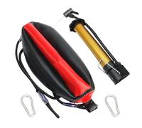 Duroecsain Sac de Frappe Double extrémité, Sac de Vitesse à Double extrémité, Sac de Frappe épaissi en Cuir PU | Équipement de Boxe avec Aiguille, carabins, Bandeau réfléchissant pour réaction et