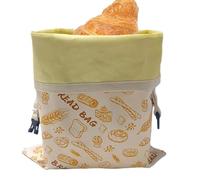 Duroecsain Sacs à pain, sacs pour congélateur de dessert 30 x 39 cm | Conserve la fraîcheur pendant des jours, conteneur pour pain et sandwichs de conservation des aliments
