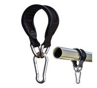 Duroecsain Sangle de suspension pour sac de frappe lourd, sangle de sac de frappe montée sur branche d'arbre Spate Hammock Sandbag Suptor sans bruit pour, Noir, Consulte la descripción