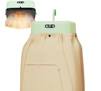 Duroecsain Sèche-linge portable - Sèche-linge pour la maison et les voyages, minuterie avec couvercle anti-poussière pliable pour appartement, salle de bain, balcon, camping, chambre d'étudiant