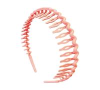Duroecsain Serre-tête à dents - Serre-tête ondulé avec dents de peigne - Accessoires fins pour le fitness, le bureau à domicile et la vie quotidienne