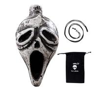 Duroecsain Sifflet de la mort, sifflet de la mort aztèque, instrument de sifflet de mort le plus bruyant pour Halloween, cri avec son humain, sifflet de guerre aztèque, crâne rétro