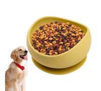 Duroecsain Silicone alimentaire pour chat, bol pour animaux de compagnie - Anti-whisker Fatigue mangeant plateau,Tariers d'aspiration non slip avec bords surélevés pour chiots et chatons