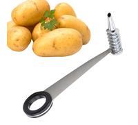 Duroecsain Spiralisateur de légumes en acier inoxydable pour nouilles de légumes - Accessoire de cuisine portable pour la maison, le camping, l'extérieur