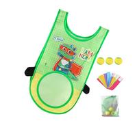 Duroecsain Stick Ball Gilet jeu de Dodgeball,Dodgeball Tag Game Set de gilets collants | Gilet collant pour jeu de capture de balle avec bâton,Jeu cible pour enfants