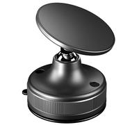 Duroecsain Support de téléphone magnétique, support de téléphone de voiture magnétique à vide - Support de téléphone à ventouse réglable à 360 °, berceau magnétique puissant, support mobile portable