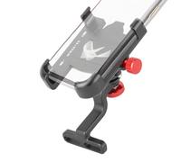 Duroecsain Support pour téléphone portable de moto | Support pour téléphone portable sur guidon de scooter | Antidérapant avec complet pour navigation sur cyclomoteur