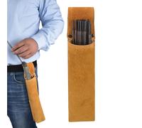 Duroecsain Support pour tige de soudure, sac banane pour tige de soudure | Sac à outils de soudure en cuir de vache anti-brûlure, sac de taille pour outils de soudeur,