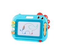 Duroecsain Tableau magnétique pour enfants, tableau magnétique pour griffonnages | bloc de dessin pour enfants avec dessin pour croquis en forme de dinosaure | bloc de dessin amovible pour écriture,