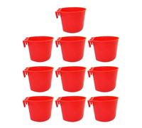 Duroecsain Tasses d'irrigation de poules, gobelets à eau pour poules | - Bol d'alimentation - 8 oz Farm Coop Feeder et tasse d'eau pour la chasse en plein air