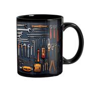 Duroecsain Têtises d'outils mécaniques Tobelet, mécanique Boîte à outils Café Tumber - Caxe à café à outils de mécanique imprimé | Outil de consommation de couleurs vives pour l'aire de travail, le