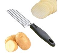Duroecsain Trancheuse Ondulée,Trancheuse Ondulée Pour Pommes De Terre Coupe-légumes | Accessoire Ergonomique Manuel Pour Légumes Pain Cuisine À La Maison