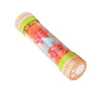 Duroecsain Tube de hochet de pluie pour bébé - Tube rotatif de pluie, jouet sonore d'apprentissage musical sensoriel pour bébés et en classe préscolaire, voyage de Pâques