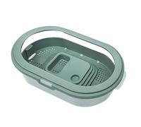 Duroecsain Turtle Tank, maison de reptiles lavable, habitat de frai anti-fuite pour tortues aquatiques et terrestres
