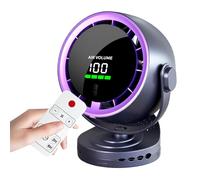 Duroecsain Ventilateur de bureau avec télécommande, pour chambre, maison, bureau, circulation d'air | Rafraîchisseur personnel compact avec flux d'air puissant pour bureau, camping, maison et