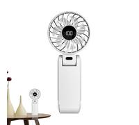 Duroecsain Ventilateur portable portable, ventilateur à portée de main | Petits ventilateurs portables à 100 vitesses - fantastiques, trucs de refroidissement par air pliable, aliments de bureau plus