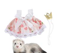 Duroecsain Vêtements Hamster | Tenues Douces pour Chinchilla,Vêtements Mignons pour Chinchilla,pour Parents d'animaux Amoureux des Animaux Refuges Boutiques Photographie Fête d'anniversaire Halloween