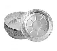 Duronge 20 Pièces Barquette Aluminium, Moules à Tarte en Aluminium de 8 Pouces, Plat Aluminium Jetable, Plateau Aluminium Jetable, pour Cuire, Rôtir, Cuisiner