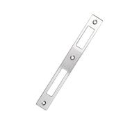 Duronge Gâche en Acier Inoxydable, Gâche D'Angle, Butée de Porte pour Serrures de Porte, 1 Pièce Gâche D'Entrée pour Porte de Chambre Pour Serrures de Porte (172 mm x 22 mm x 1.1 mm)