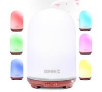 Duronic AD12 Diffuseur d’Arômes 100 ML Brumisateur d’Huiles essentielles | Purificateur d’air naturel Humidificateur Aromathérapie maison bien être relaxation détente 7 couleurs d’éclairage