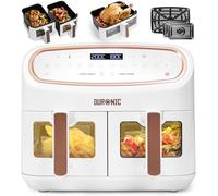 Duronic AF34 WE Air fryer 2400W avec 3 tiroirs de cuisson 10L et 5L