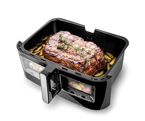 Duronic AFD1 BK Grand Panier de Cuisson de 10 Litres pour Friteuse à air AF24 Tiroir de Cuisson A utiliser avec la Fonction Sync Cook Compatible uniquement avec AF24 et AF34 de Duronic