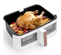Duronic AFD1 WE Grand Panier de Cuisson de 10 Litres pour Friteuse à air AF24 Tiroir de Cuisson A utiliser avec la Fonction Sync Cook Compatible uniquement avec AF24 et AF34 de Duronic