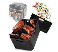 Duronic AFL1 Pack de 2 Moules en silicone Plats Réutilisables Accessoires pour Friteuse à air Air Fryer Inserts en silicone antiadhésifs compatibles avec Duronic AF34 AF24 ou autres airfryers