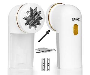 Duronic Bobble Remover FS22 WE Rasoir à Tissu Anti-Peluches pour vêtements et Pulls Blanc
