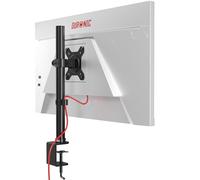Duronic Bras de Moniteur Unique DM151X1 réglable en Hauteur pour écrans PC de 13 à 32 Pouces, Supports de Bureau avec Support de Moniteur VESA avec capacité de 8 kg, Support pour Jeux de Bureau