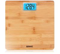 Duronic Bs504 Balance Corporelle / Pèse Personne ? Capacité Élevée De 180 Kg ? Ecran Lcd ? Eco-Responsable / Fabriqué En Bambou ? Mesure En Kilogrammes ? Automatique ? Surveillez Votre Poids