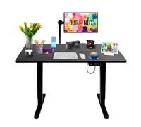 Duronic CD120 BK Bureau Assis-Debout électrique avec Plateau de 120 cm