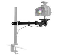 Duronic CM01 Bras pour Caméra et Appareil Photo Support de Camera pour Un Support d'Ecran Bras de trépied pivotant et Ajustable pour Podcasts Enregistrement Studio Gaming Noir