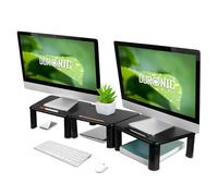 Duronic DM056 Rehausseurs pour 3 moniteurs Supports pour écrans