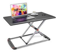 Duronic DM05D11 BK Poste de Travail Informatique Assis Debout pour Bureau