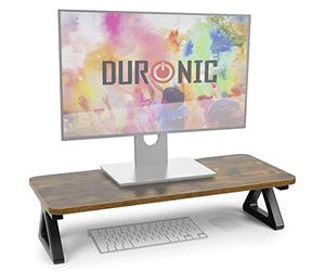 Duronic DM06-1 AO Support pour Moniteur en MDF 62 x 30 cm Rehausseur d’écran d’Ordinateur Portable LCD LED TV Permet de rehausser de 15 cm Espace de Travail Ergonomique avec Rangement