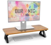 Duronic DM06-1 AW Support pour Moniteur en MDF 62 x 30 cm Rehausseur d’écran d’Ordinateur Portable LCD LED TV Permet de rehausser de 15 cm Espace de Travail Ergonomique avec Rangement