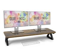 Duronic DM06-2 AO Support pour moniteur d’écran 81,5 x 30 cm MDF | Rehausseur d’écran d’ordinateur laptop LCD LED TV Charge maximale 10 kg Rehausse de 15,3 cm Espace de travail ergonomique