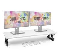 Duronic DM06-2 WE Support pour moniteur d’écran 81,5 x 30 cm MDF
