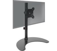 Duronic DM15D1 Support d'Ecran sur Socle pour Bureau ? Hauteur Ajustable ? Rotatif, Inclinable, Pivotable ? Compatibilité VESA 75/100 ? Acier ? Socle Inclus