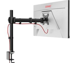 Duronic DM251X3 BK Support de Moniteur pour écran Plat et incurvé de 13 à 27" 8 kg - Réglable en Hauteur - Inclinable - Pivotant - Support VESA - Bras de Moniteur